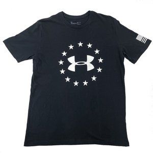 Under Armour Men's Freedom Logo Black T-Shirt M
